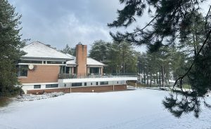 La neige a posé son voile blanc sur notre belle côte ! - Open Golf Club